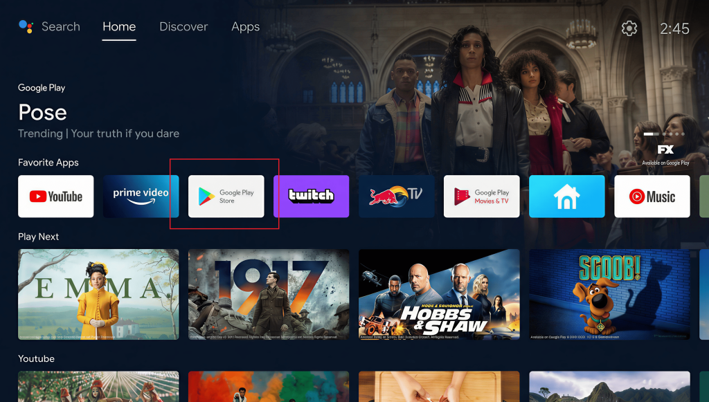 Xenon IPTV sur Box Android / Android TV — Ouvrez vos applications