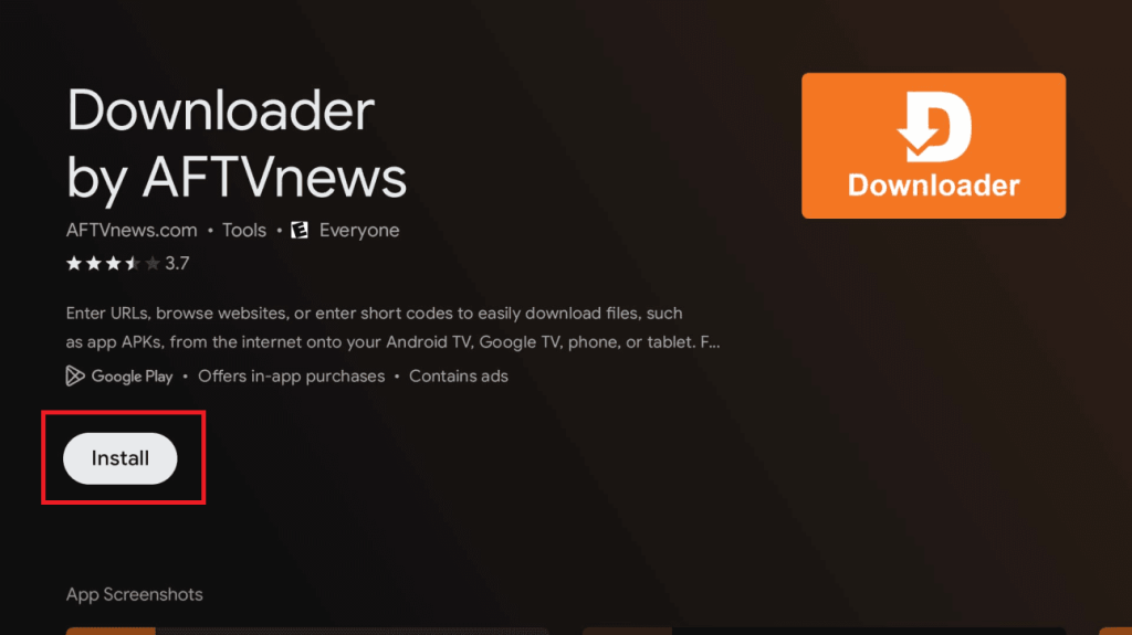 Xenon IPTV sur Box Android / Android TV — Installez Downloader