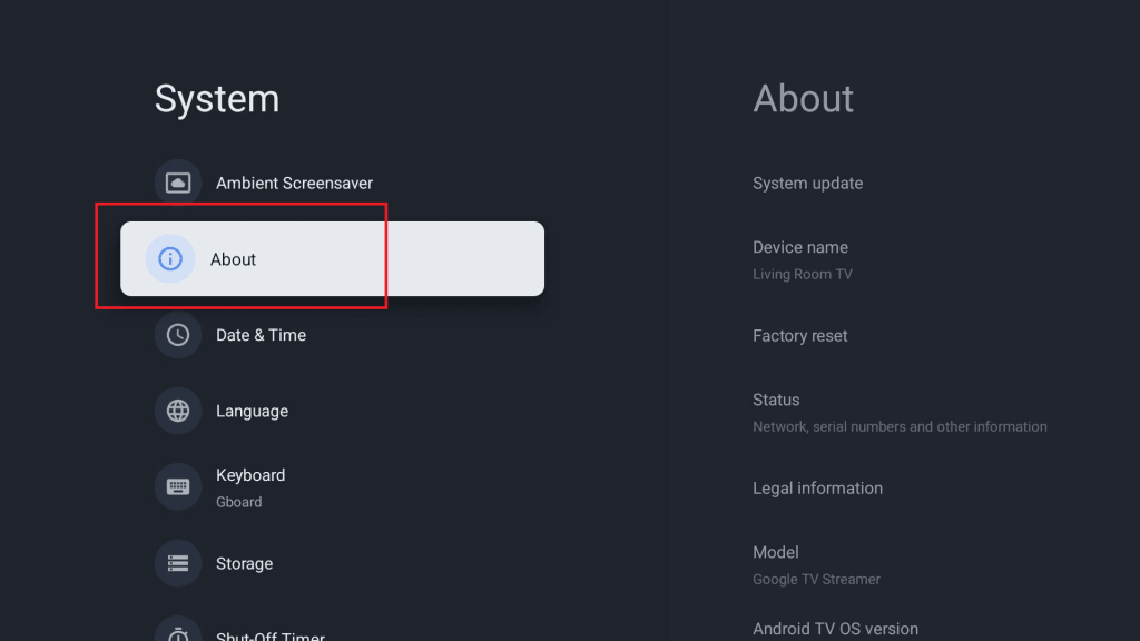 Xenon IPTV sur Box Android / Android TV — Ouvrez À propos
