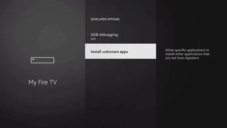 Xenon IPTV sur Fire TV Stick — Activez l'autorisation