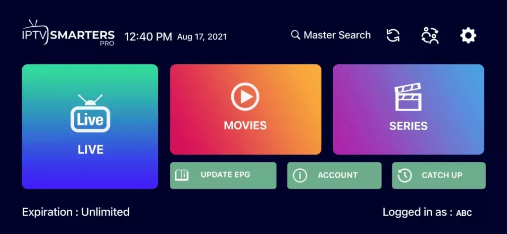 Xenon IPTV sur Fire TV Stick — La liste se charge