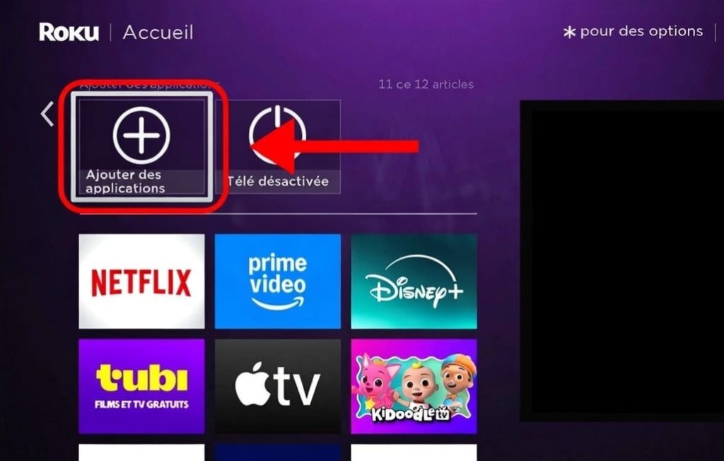 Xenon IPTV sur Roku — Ouvrez le magasin de chaînes