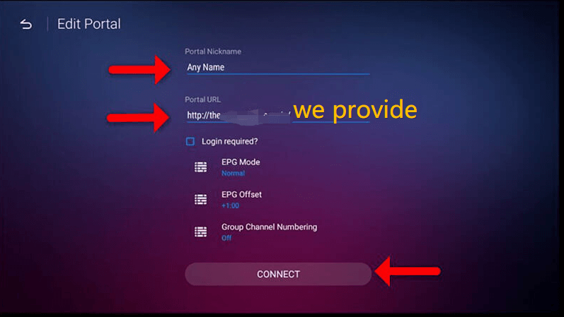 Xenon IPTV sur Formuler Z — Renseignez le portail